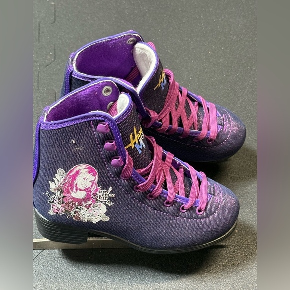 Girls Hannah Montana Ice Skates Size US 1​​ - Picture 2 of 7